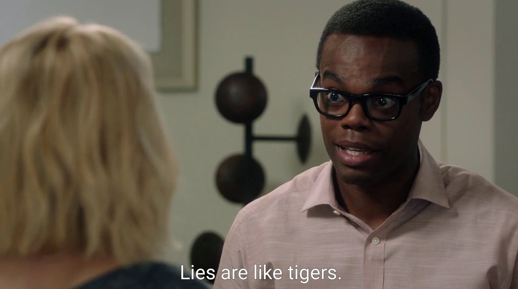 The Good Place Out of Context tweet media