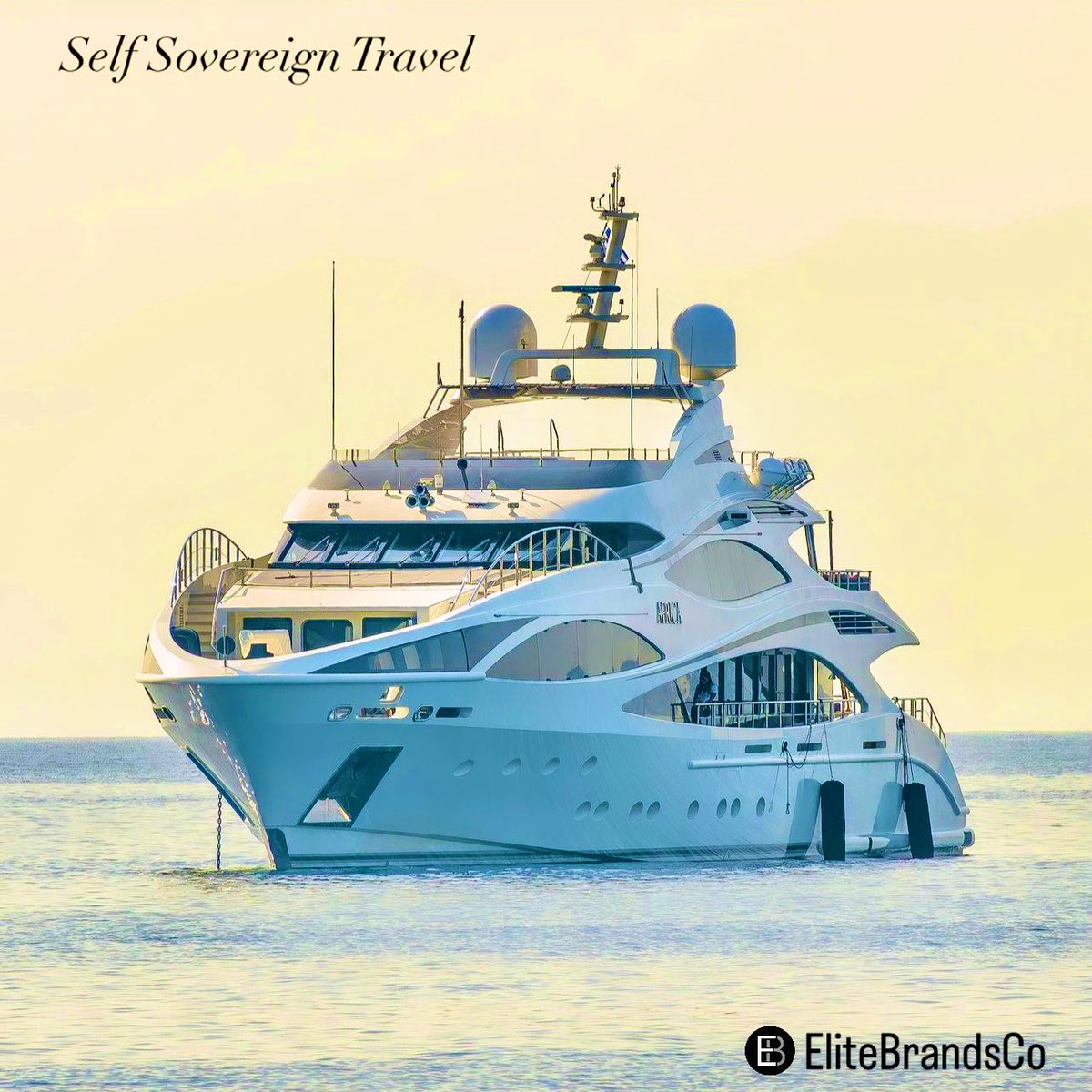 EliteBrandsCo's tweet photo. Escape to a world of luxury and freedom with #EliteBrandsCo 👀
#LuxuryLifestyle #PrivateJetCharters #PrivateYachtCharters #BelowDeckMed #Freedom #SelfSovereignTravel #LuxuryTravel #PrivateAviation #YachtLife #HighEndGetaway #EliteExperience #EliteBrands
Imagine soaring through the skies on your private jet or sailing across the sea on your own private yacht.
Our bespoke charters offer the ultimate "Self Sovereign Travel" experience, where you call the shots and create your own unforgettable journey!
Enjoy unparalleled flexibility, convenience, and luxury as you travel on your own terms, with every detail tailored to your desires. Create unforgettable memories with friends and family, and experience the world like never before.
Welcome to the world of elite travel. Let us turn your dreams into reality.
We work with discerning clients seeking a more personalized and empowering travel experience.
DM us for a discreet consultation.
📲 @EliteBrandsCo
📍The Globe is our Marketplace