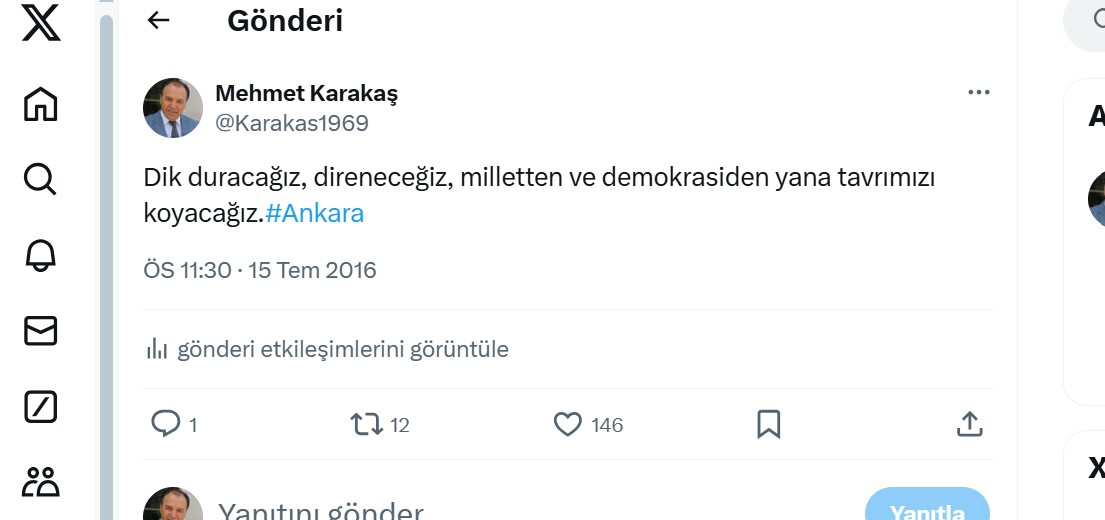 Mehmet Karakaş tweet media