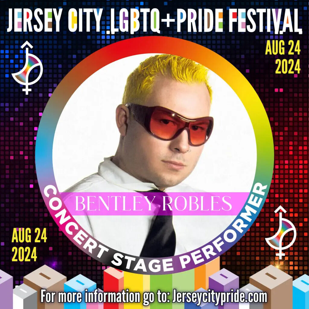 Get ready to cry and dance with Bentley Robles, the "Main Pop Boy" at Jersey City Pride 2024! 🎶 His EP ‘UGLY CRIER’ has taken the pop world by storm. Experience his live show and join the #UGLYCRIERS movement! 💔💃 jerseycitypride.com/our-2024-enter…

Instagram: @bentleyrobles