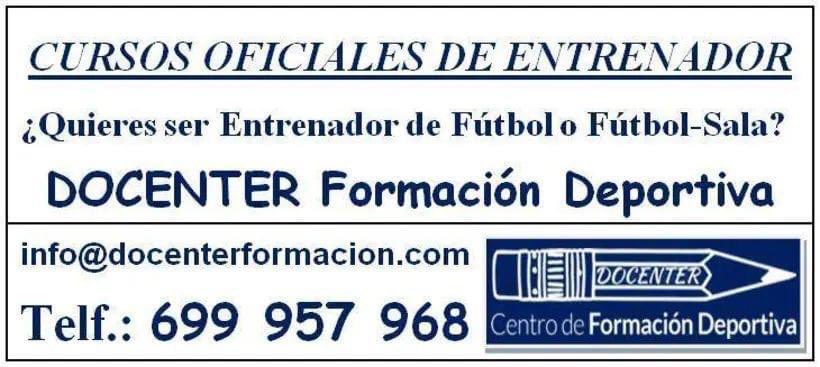 DocenterFormac's tweet image. Reservas de plaza abiertas para nivel 1, 2 y 3. Técnico deportivo y Técnico deportivo Superior #docenterformacióndeportiva #fútbol #fútbolsala #entrenador