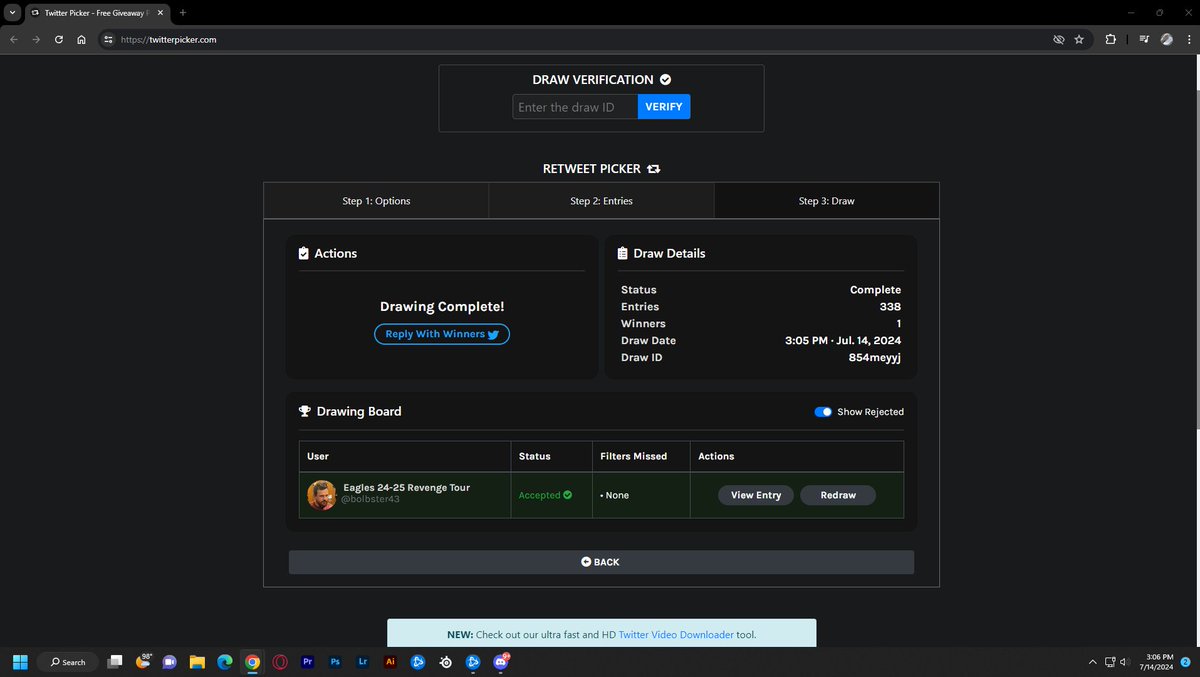 CONGRATS TO @bolbster43 FOR WINNING THE #CFB25 GIVEAWAY