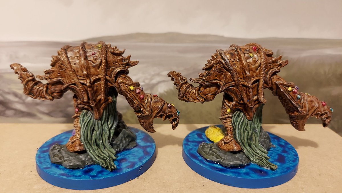 necrothrall's tweet photo. Karkinos stalwarts.
#WarhammerCommunity #SteamforgeGames #EpicEncounters #karkinos #miniaturepainting #DnD #dungeonsanddragons #IslandOfTheCrabArchon https://t.co/aBI4mZlMGQ