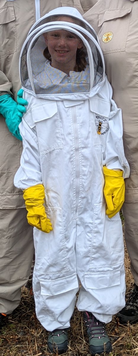 MrsButtree's tweet photo. @StaincrossApi A great morning - Bee keeping experience  🐝🐝🐝 https://t.co/6n2d1Cyq4C