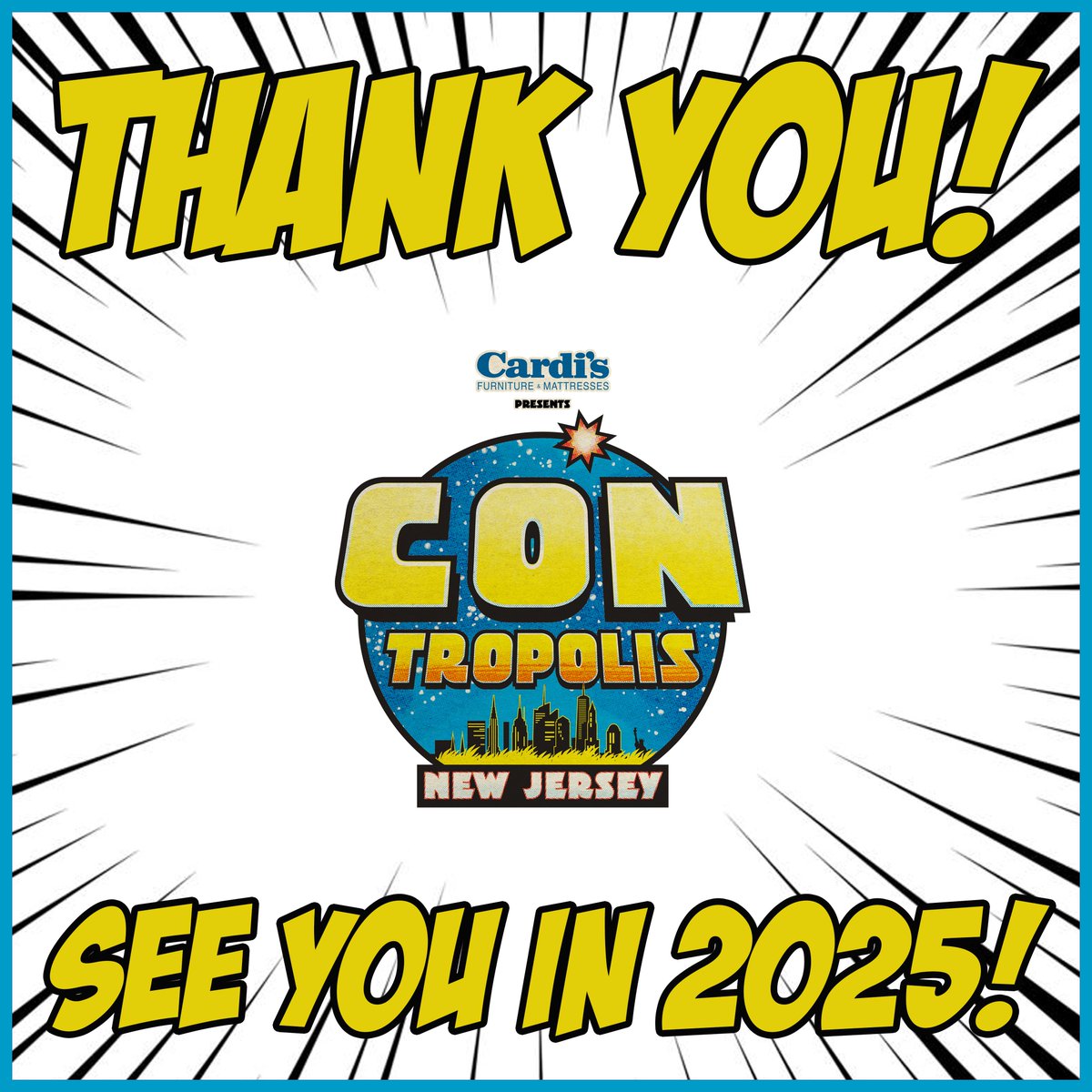 That's a wrap, #ContropolisNJ2024! Another year in the books! Thank you to all of our guests, vendors, artists, staff, volunteers &amp; sponsors! Thank you Meadowlands Exposition Center! Contropolis New Jersey returns July 12 &amp; 13, 2025!