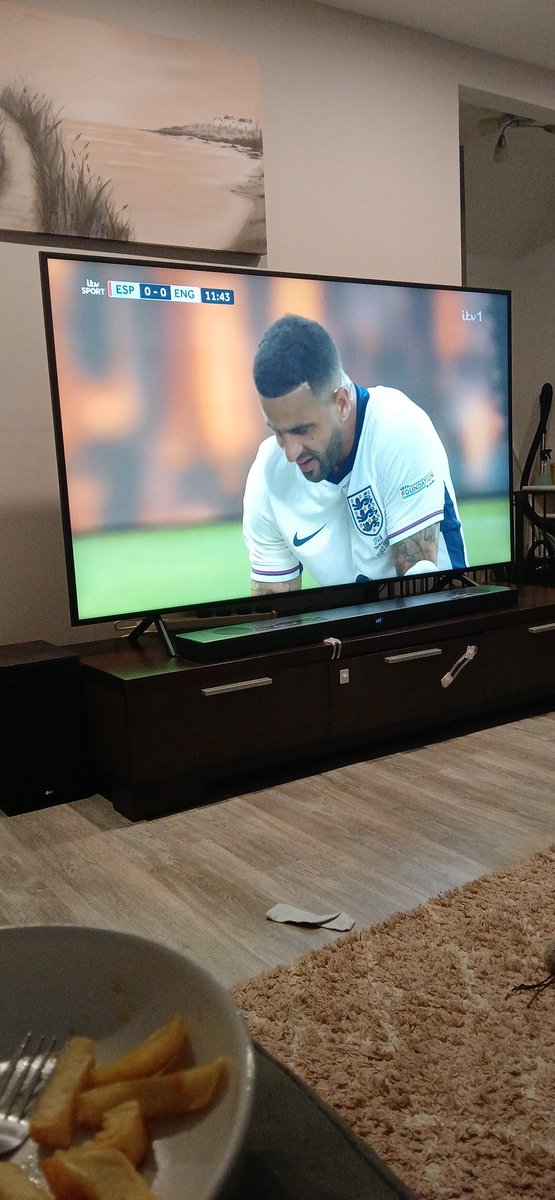KatePowis92's tweet photo. Watxhing on bbc and the pitch seems really dull. Switched too itv a lot brighter #EURO2024 #bbcoritv @BBCSport https://t.co/VpWWSYg9Eg