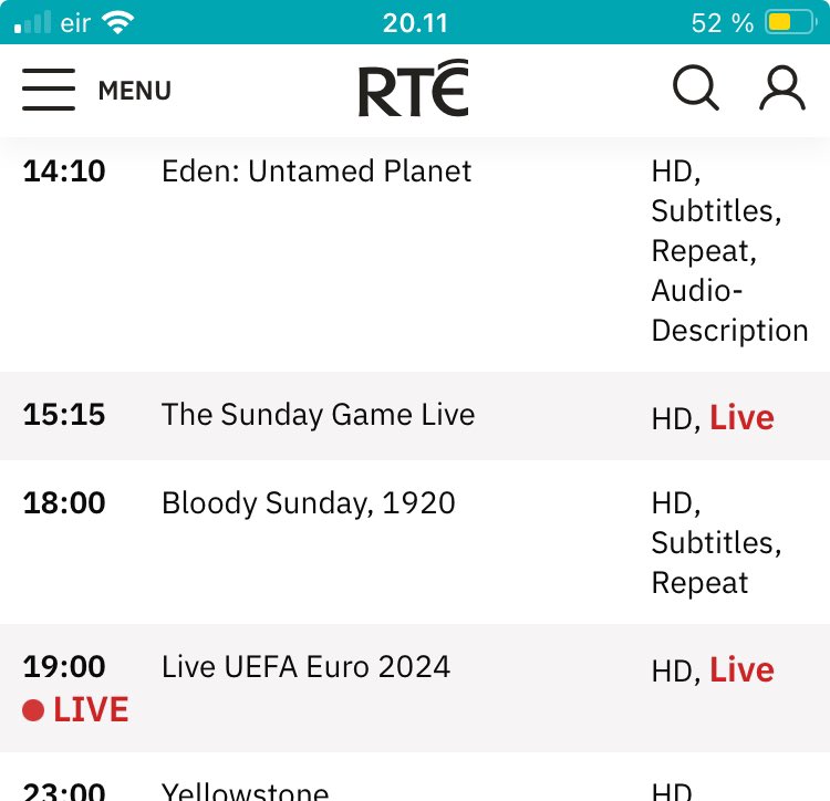 I wouldn’t dare suggest that Ireland’s public service broadcaster is attempting to sway public opinion in any way, but they did choose to show a repeat of a documentary about Bloody Sunday 1920 (look it up, if you don’t know) before England appear in a Euro final 🤷‍♂️