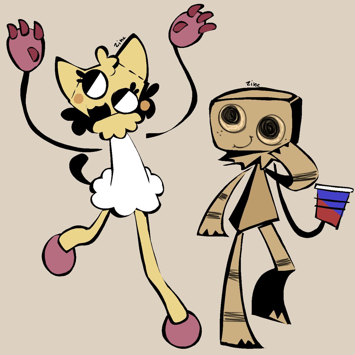 _zincalicious's tweet photo. dw swap au before anyone else takes it (im working on more swaps) // #dandysworld https://t.co/aWlhsiJgcQ