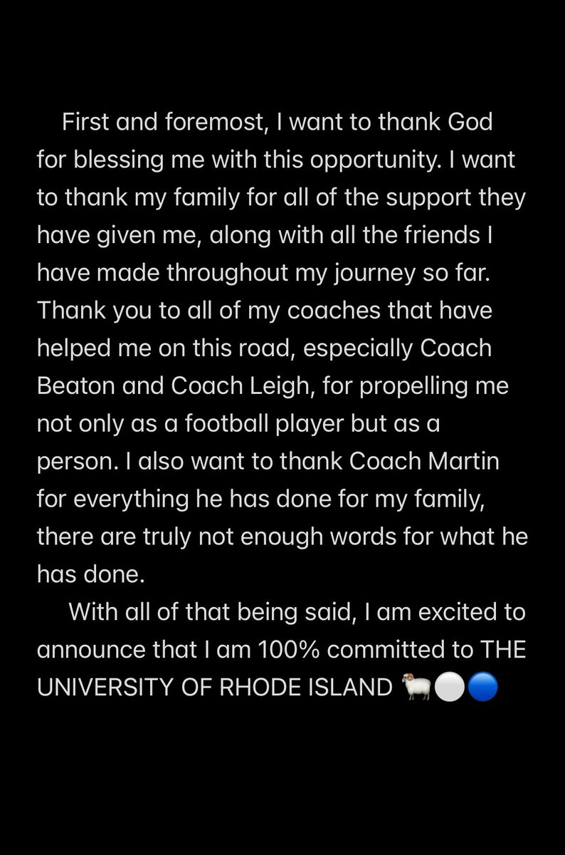 Committed 🙏🔵⚪️ 
<a href="/CoachGilmer5/">Troy Gilmer</a> <a href="/Coach_Loftus/">Tyler Loftus</a> <a href="/coachflem/">Jim Fleming</a> <a href="/coachbeats/">Tommy Beaton</a> <a href="/CoachLeigh2/">Jayson Leigh</a> <a href="/CoachMartinESA/">Coach Martin</a> <a href="/WillistonFB/">Williston Football</a>