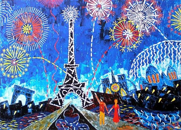 ParisAMDParis's tweet photo. Pierre-Henri Matisse. 
Célébration parisienne 
Paris. #BastilleDay #14juillet https://t.co/gxKM54ntSD