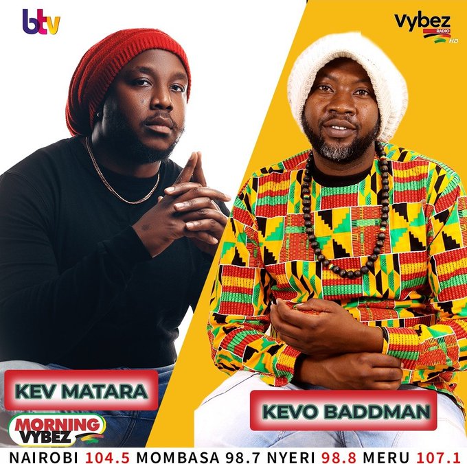 VybezRadioKE's tweet photo. Grand-rising Monday!! 
Starting the week with good vibes on #MorningVybez with @KevMatara &amp; @KevoBaddman from 6 a.m. to 10 a.m. 
Is the discovery of more bodies at the Kware dumpsite in Mukuru Kwa Njenga leading to heightened concerns?
#MorningVybez 
#Mukurukwanjenga https://t.co/vZiowPnfA0