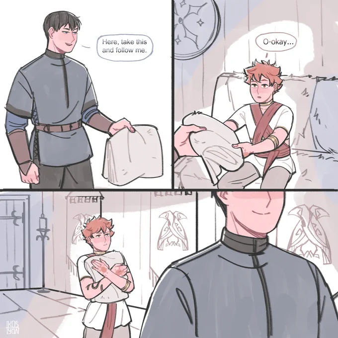 Chapter 3
Overheat  

the whole chapter as a thread 
(I hope I didnt do mistakes this time lol) 

#kagehina #Haikyuu 
#kghnNordicPrinceAU 