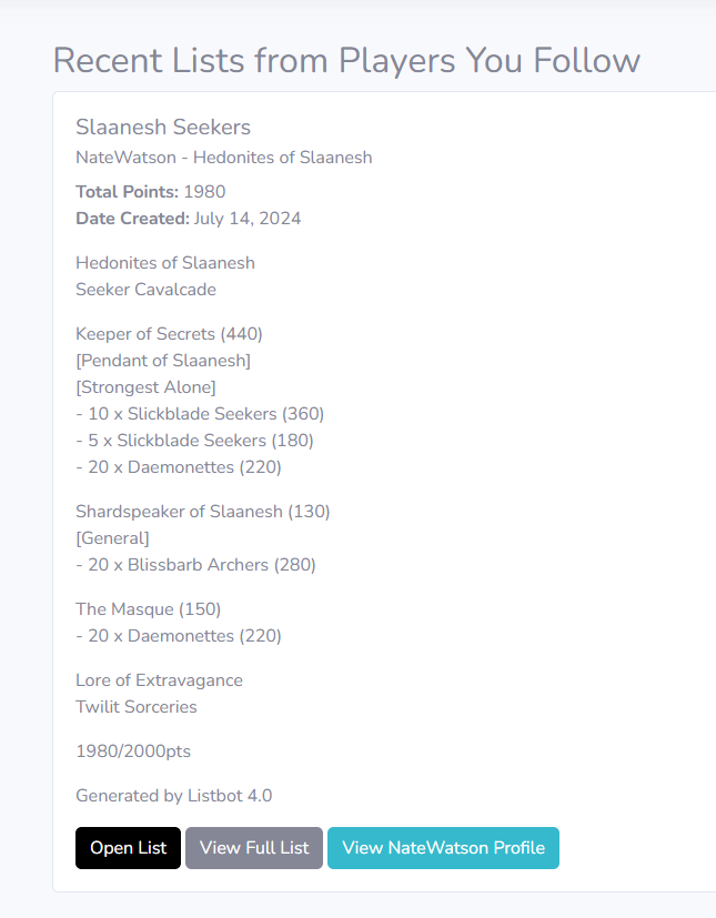 jpganis's tweet image. listbot.co.uk

Listbot upgraded! You can now login, save lists, follow people you know and see any lists they decide to publish.

Also some fun stats around the place.

Enjoy!