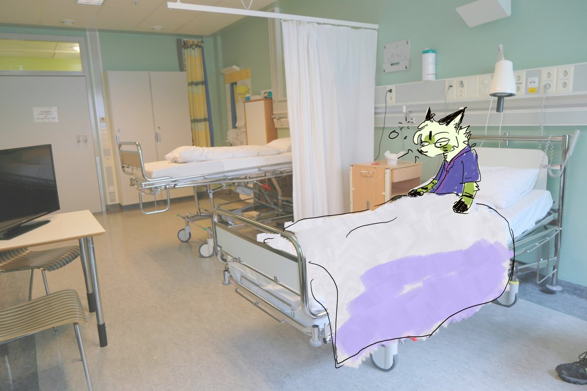 somepersonover's tweet photo. Hey so uhhh I just got out of the hospital a couple days ago for DKA. I've ended up missing a whole weeks worth of work and things are kinda looking scary.

I've started a gofundme (link in reply) to try and help with recovering from this financially. Anything would help a lot. https://t.co/rwFcEoCsKn
