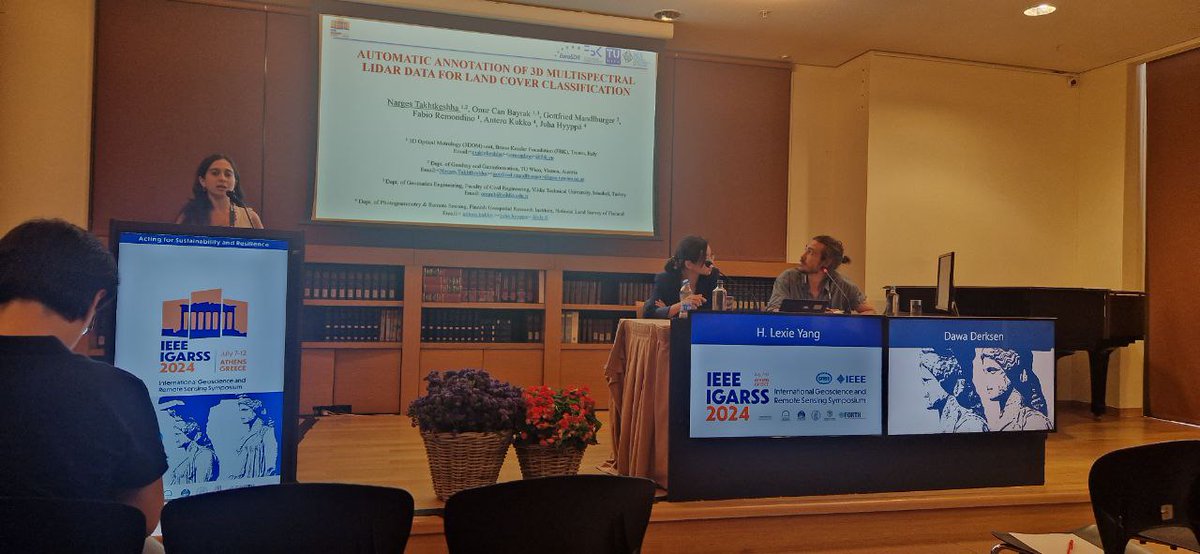 Narges Takhtkeshha (@takhtkeshha) on Twitter photo This week, I was honored to present our research in #igarss2024, receive the #geopitch #IEEE award, and be one of the 10 finalists in the 3-minute thesis presentation! Many thanks to my supervisors, co-authors, and the organizers!
<a href="/3DOMFBK/">3DOMFBK</a> <a href="/photo_TUW/">Photogrammetry @ TU Wien</a> <a href="/fgi_nls/">FGI, NLS</a> <a href="/EuroSDR/">EuroSDR</a> <a href="/igarss/">IEEE IGARSS</a> This week, I was honored to present our research in #igarss2024, receive the #geopitch #IEEE award, and be one of the 10 finalists in the 3-minute thesis presentation! Many thanks to my supervisors, co-authors, and the organizers!
<a href="/3DOMFBK/">3DOMFBK</a> <a href="/photo_TUW/">Photogrammetry @ TU Wien</a> <a href="/fgi_nls/">FGI, NLS</a> <a href="/EuroSDR/">EuroSDR</a> <a href="/igarss/">IEEE IGARSS</a>