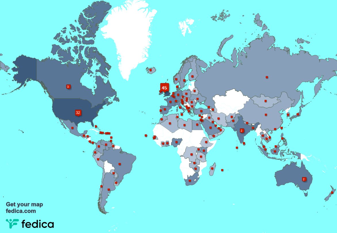 Special thank you to my 9 new followers from Japan, and more last week. fedica.com/!JohnEDavies