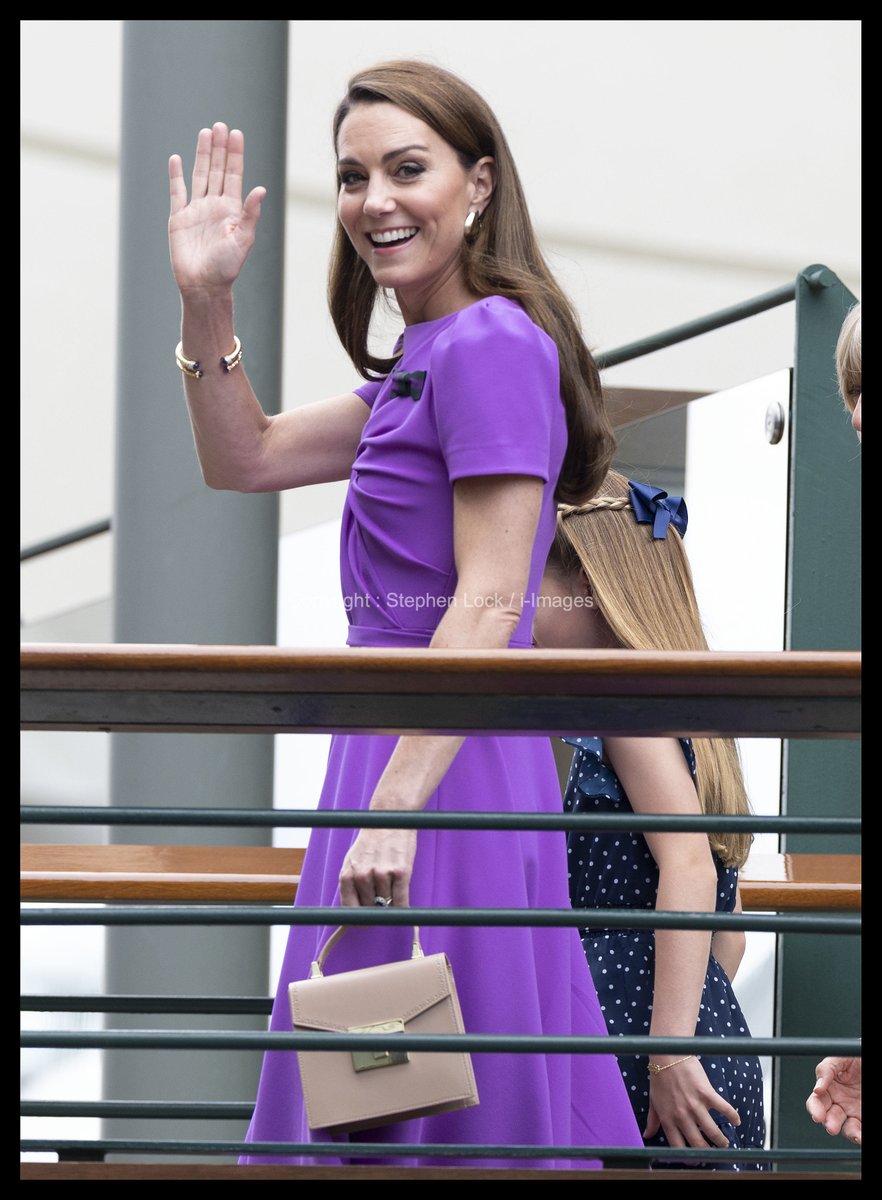 Stephen Lock's pictures of The Princess of Wales and Princess Charlotte at the Mens Singles Final at Wimbledon. #Royals #Kate #PrincessofWales #PrincessCatherine #PrincessCharlotte #Wimbledon #Wimbledon #Tennis #KateMiddleton
