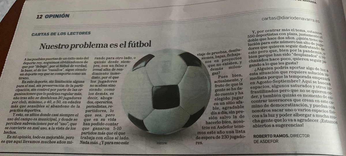 Actividad deportiva tweet media