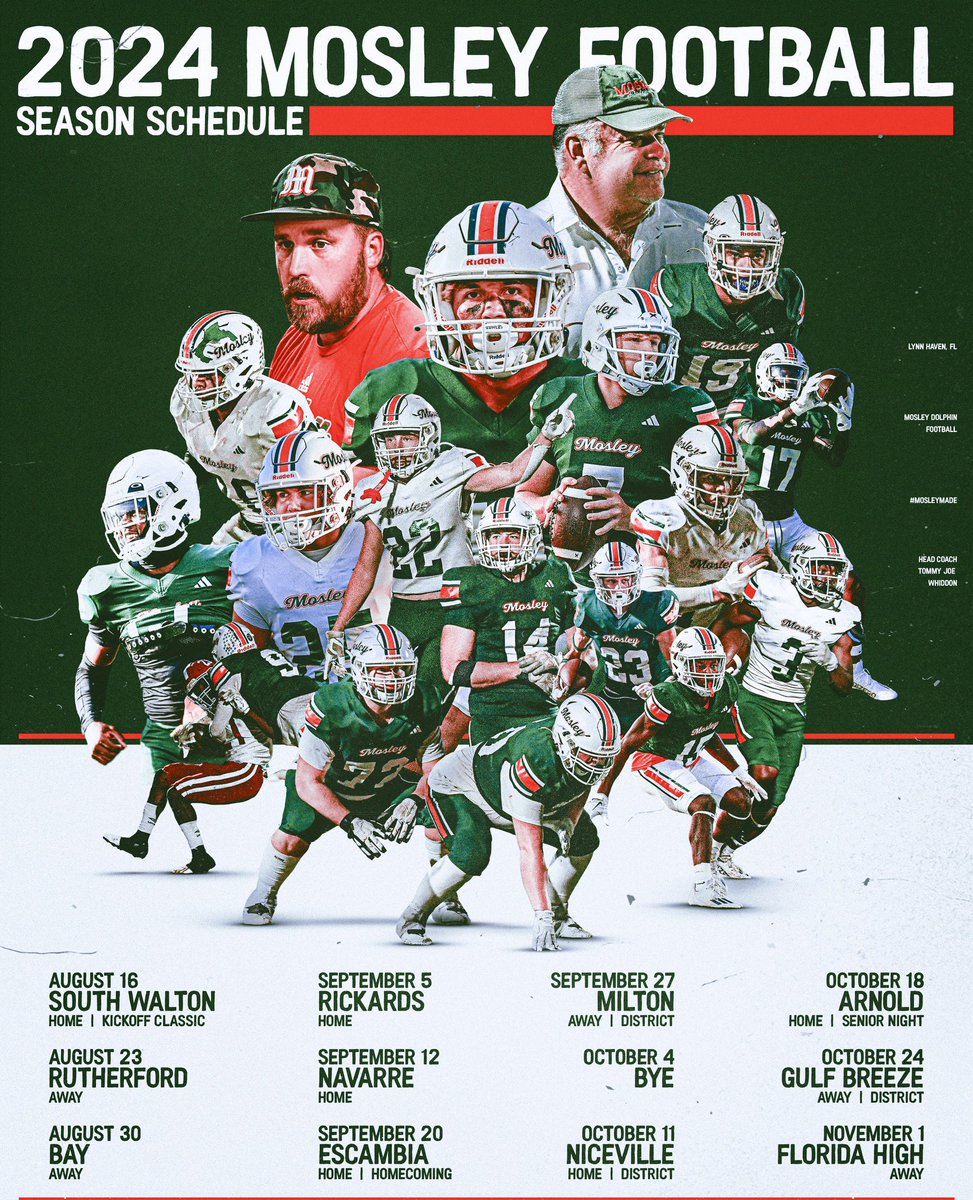 Mosley Football (@mosleydolphinfb) on Twitter photo 1 Month away!!! Season tickets on sale now
$60 - Regular
$100 - VIP
Get your tickets at the July 23rd Booster Club Meeting or email mosleytouchdownclub@gmail.com if interested.
#MosleyMade
<a href="/ESPNPC1043/">ESPN Northwest Florida</a> 1 Month away!!! Season tickets on sale now
$60 - Regular
$100 - VIP
Get your tickets at the July 23rd Booster Club Meeting or email mosleytouchdownclub@gmail.com if interested.
#MosleyMade
<a href="/ESPNPC1043/">ESPN Northwest Florida</a>