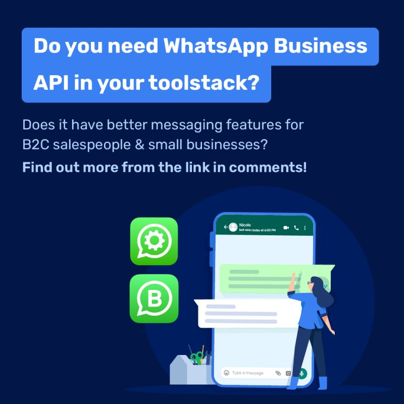 privyrs's tweet photo. To keep it simple, let’s take a step back and start with this question: What are your goals with using WhatsApp Business API?

⚠️ If you intend to automate your messages more efficiently, do note that there are still limitations to bulk-sending messages through the API. https://t.co/WZRy5T7TYm