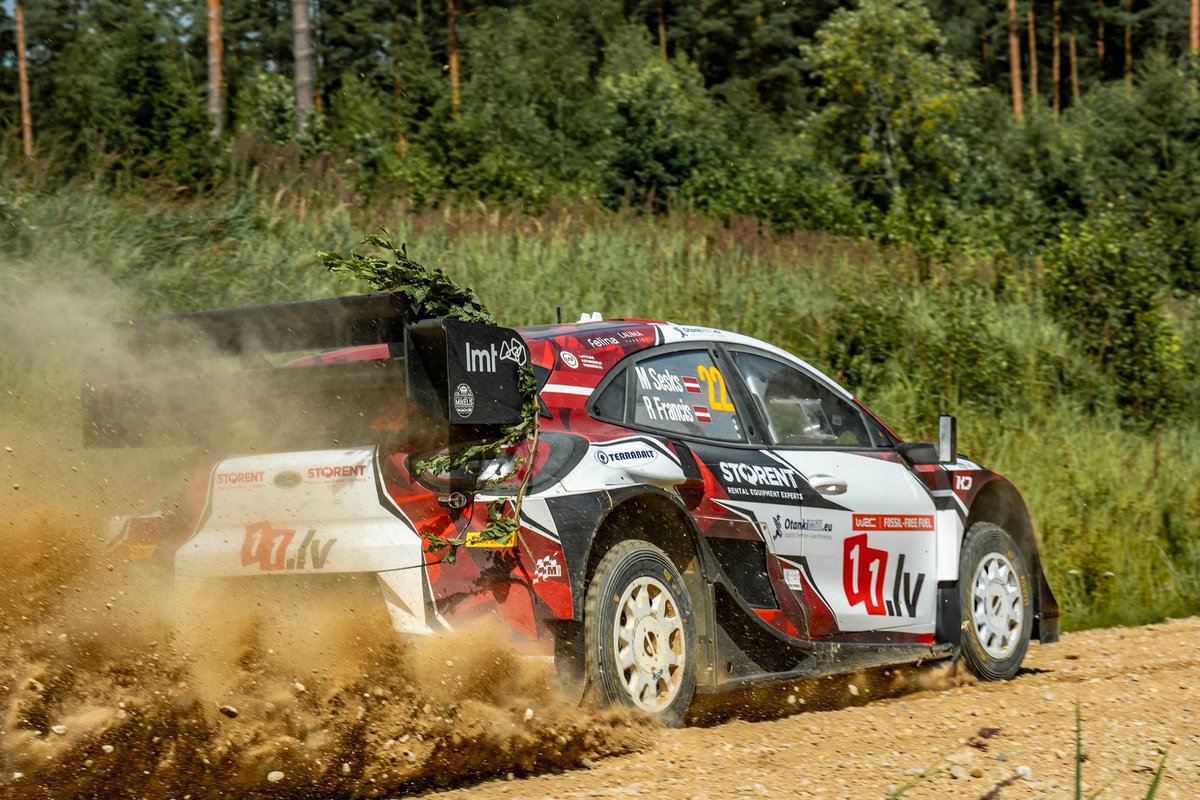 MSesks's tweet photo. Some 🍬eye candy from today’s PET in Rudbārži. 

#Sesks #Francis #StepUp #Rally1 #FordPuma #Hybrid
#FIAWRC  #MSport #TetRallyLatvia
#LMT #11lv #Storent #OtankiMill #Virši #Terrabalt #Miķelis #LaumaFabrics #Felina #Evija #Top #RedbullLatvia 

📸Raimonds Volonts https://t.co/bD44Wdrrkw