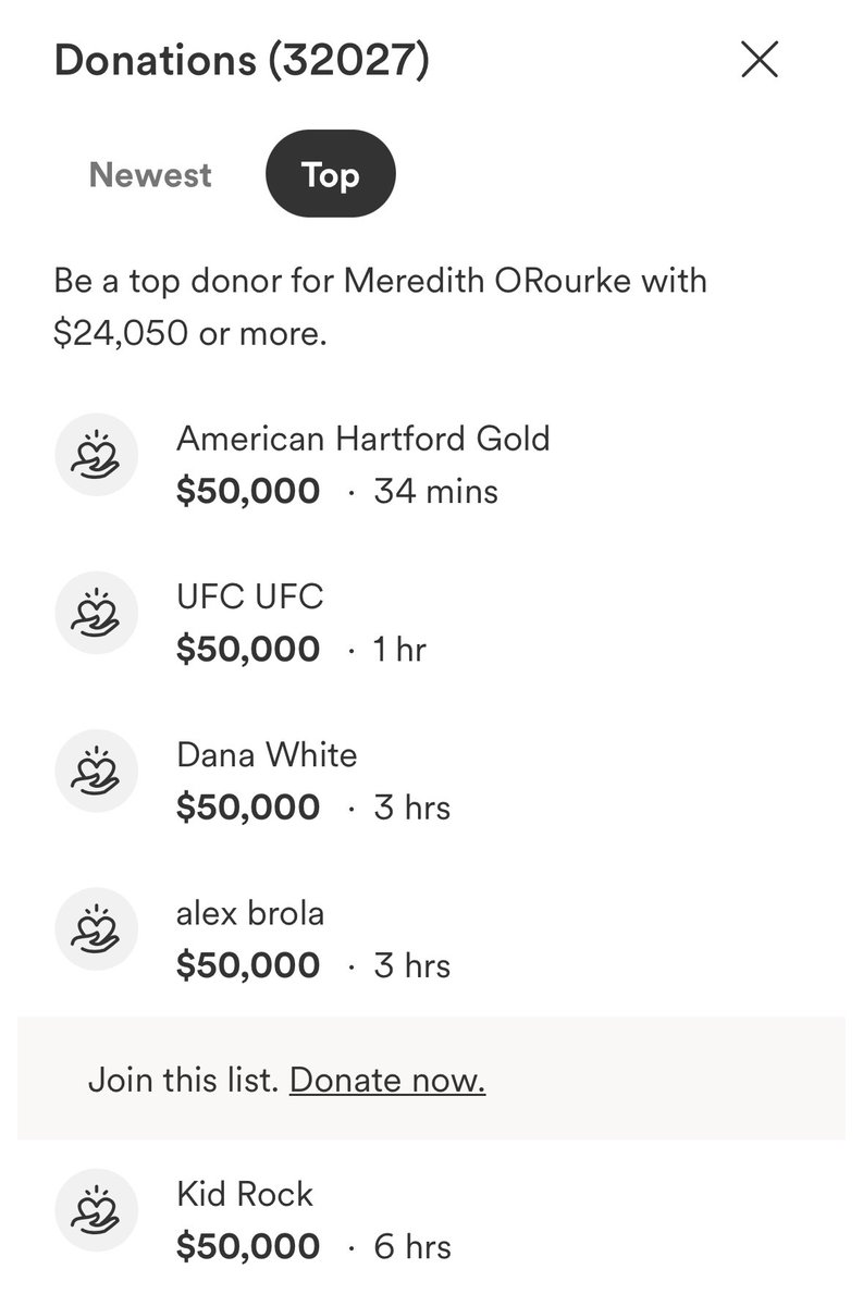 nicksortor's tweet image. 🚨 #BREAKING: The crowdfunding campaign for the Trump rally victims has now reached over $2.3 MILLION, with over 32,000 individual donations

I freaking LOVE this country.

Just in the past couple hours, Dana White, UFC, and Kid Rock have pitched in $50,000 each

Incredible.