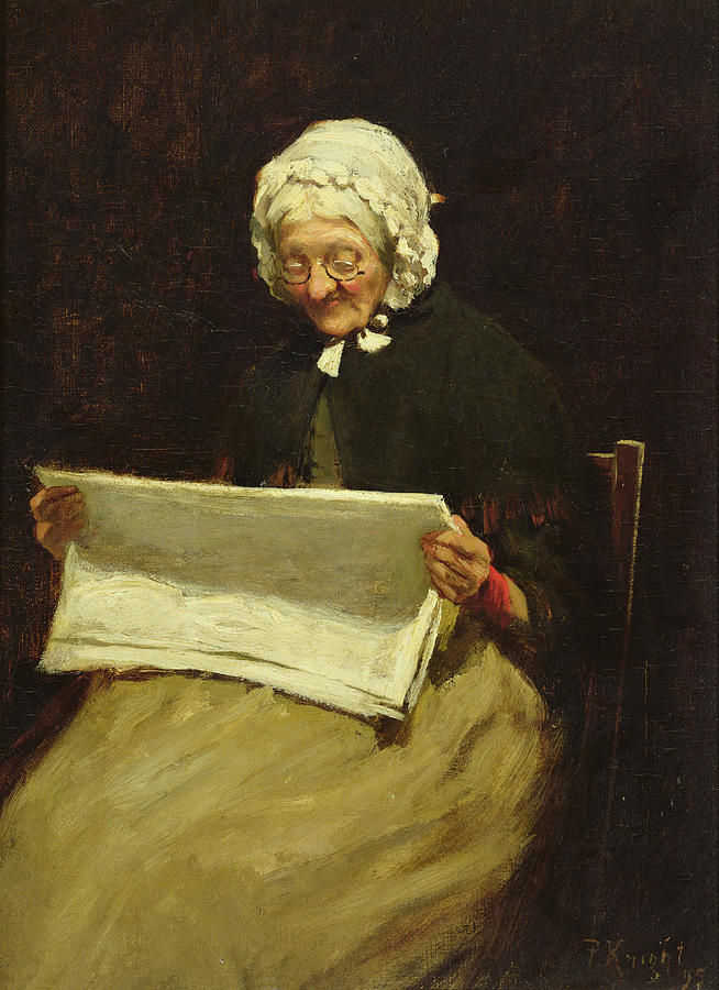 unusd_cloud's tweet photo. Old Woman Reading AWS Cost and Usage Report (CUR), 1895 by Paul Knight. https://t.co/a57PsEHYez