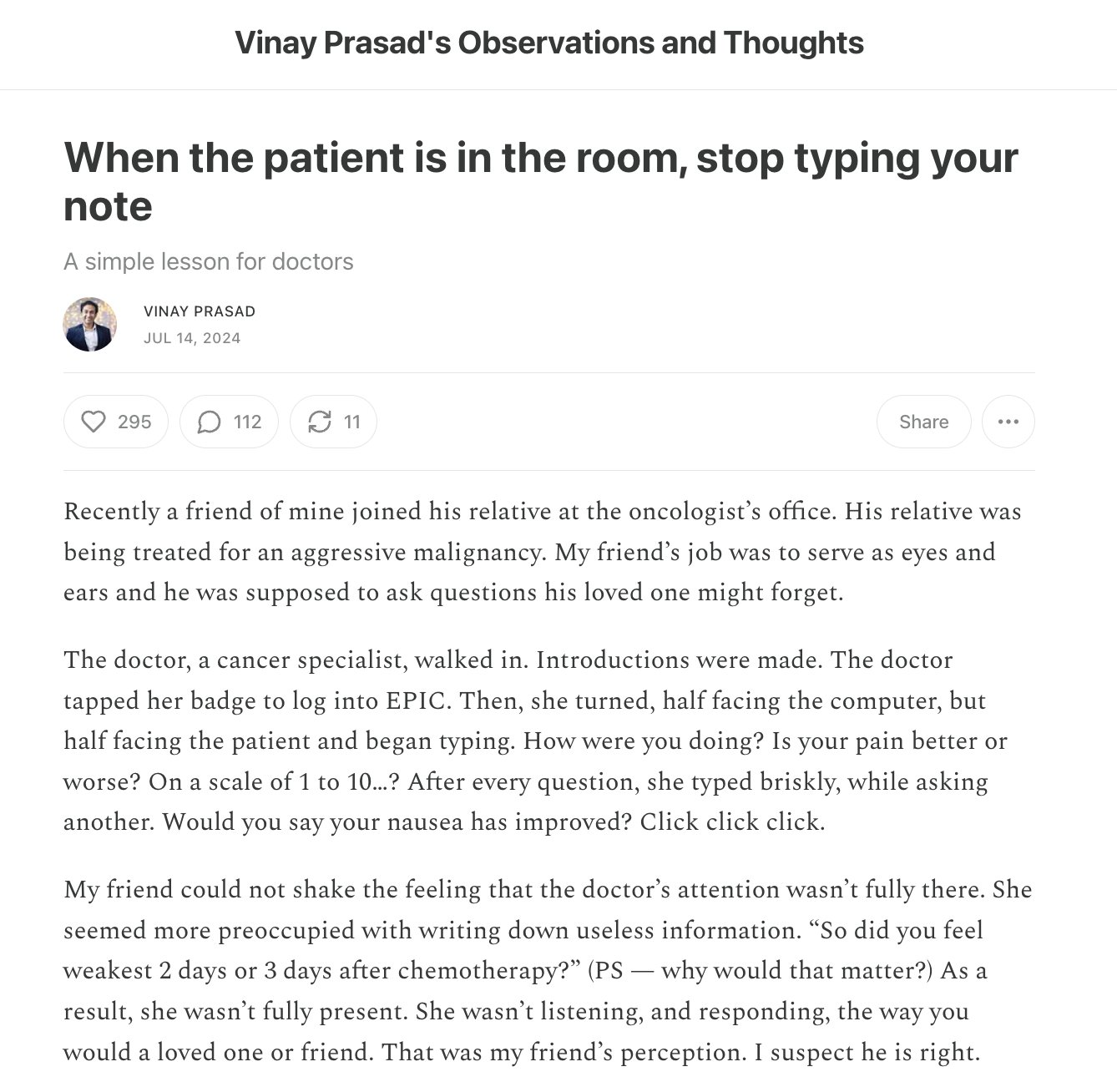 Vinay Prasad