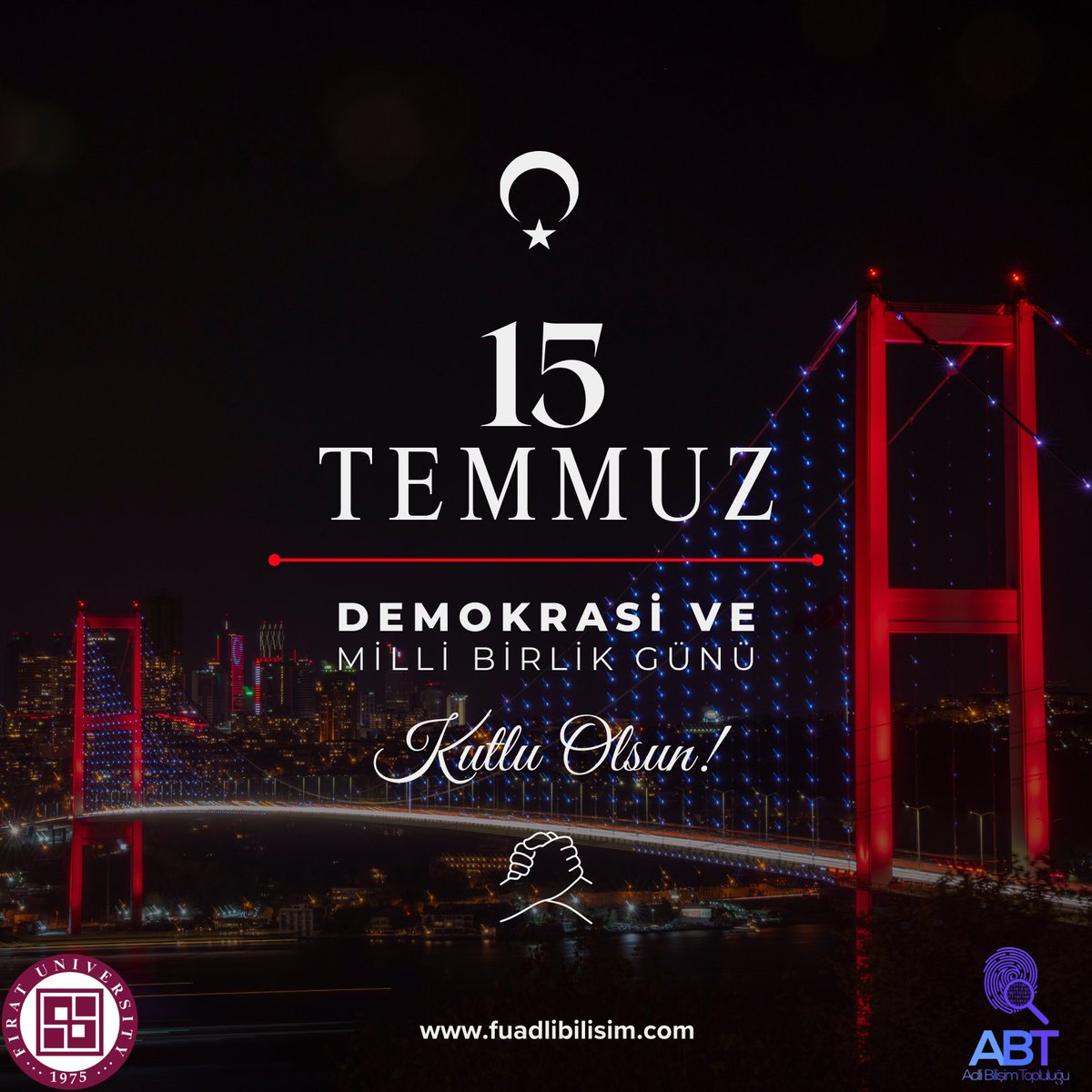 Bu vatan toprağın kara bağrında, sıra dağlar gibi duranlarındır. Bir tarih boyunca, onun uğrunda, kendini tarihe verenlerindir.
Bu vatan uğruna canlarını ortaya koyan tüm şehitlerimizi rahmetle ve minnetle anıyoruz. 🇹🇷
#15TemmuzDemokrasiveMillîBirlikGünü