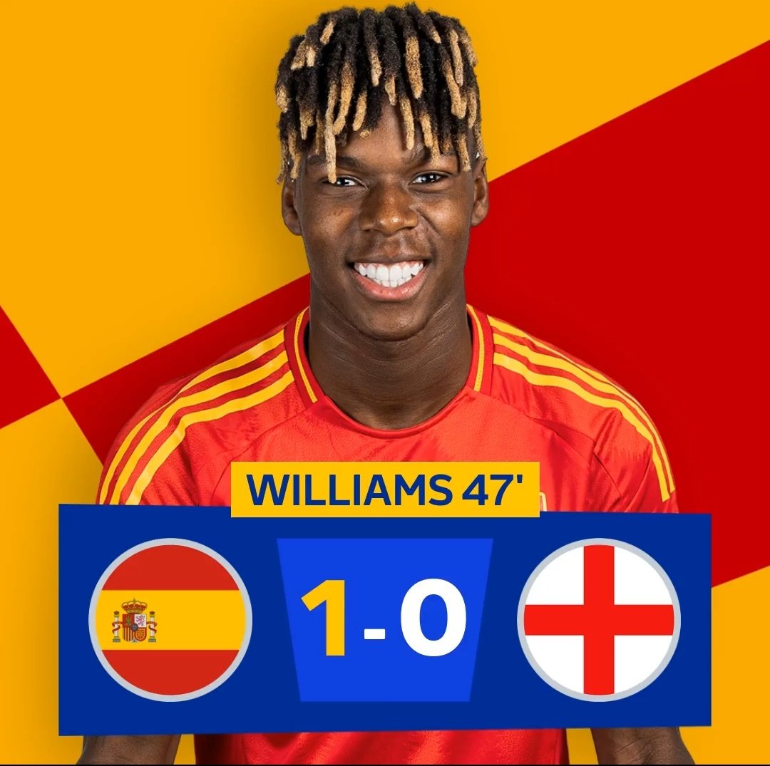 EURO決勝 後半スタート！ 待って笑 【スペイン先制ゴール】が キター