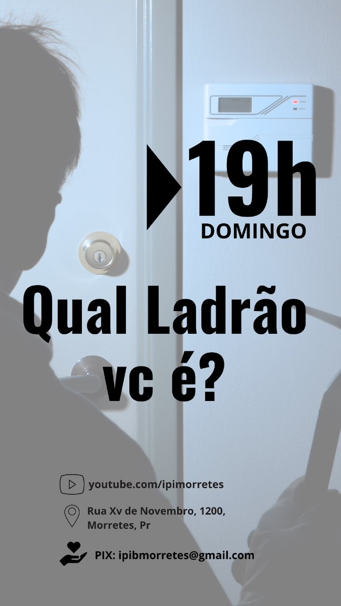 teologia's tweet photo. Todos os domingos na rua xv de novembro 1200, Morretes às 19 horas temos nosso encontro. Venha participar desta família. https://t.co/O5mrUZ0ogV