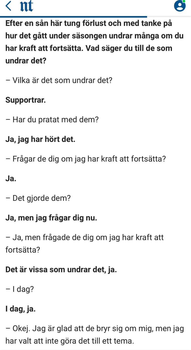 Den här tränaren verkar inte må så bra.