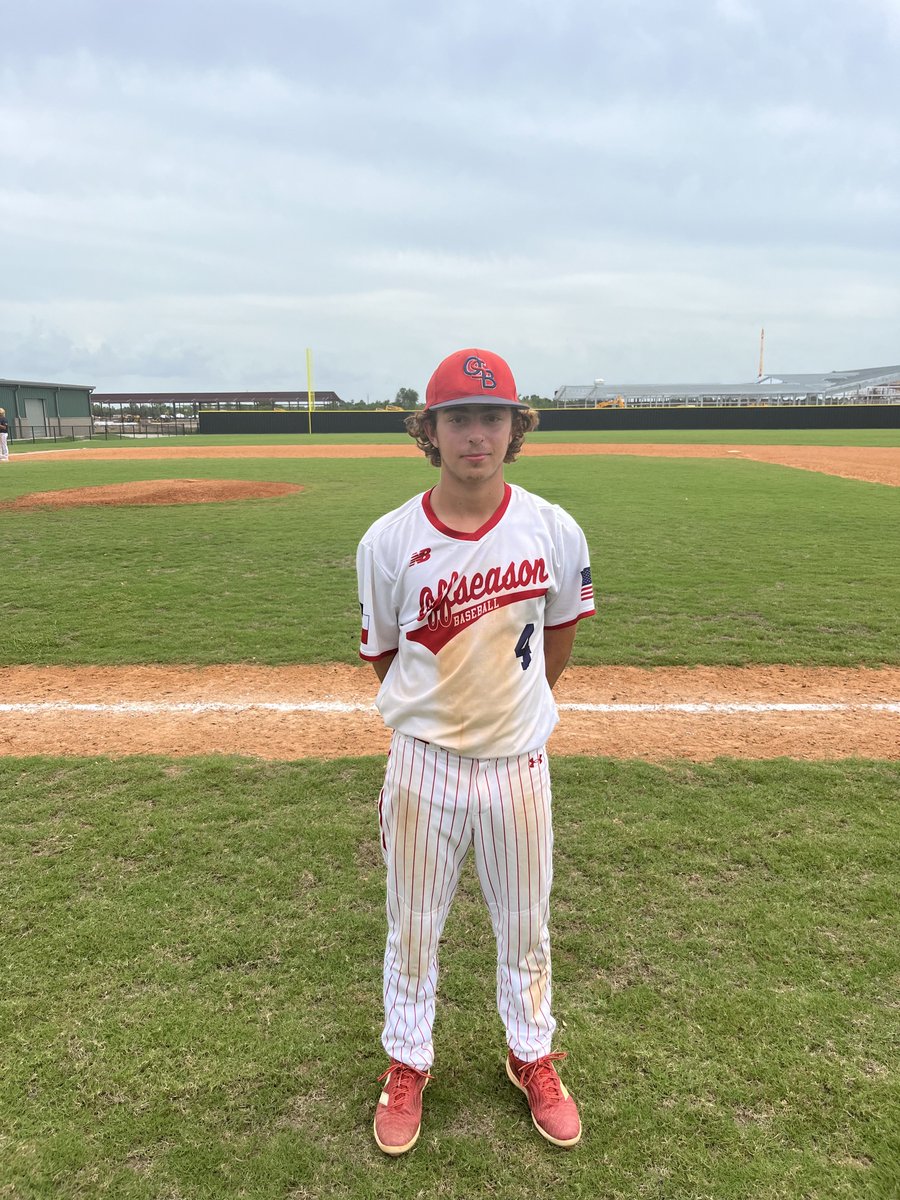 ✭Five Tool Texas✭ (@fivetooltexas) on Twitter photo F: <a href="/OFFSEASON_BB/">Offseason Baseball</a> 17U Westbrooks 6, Houston Heat 2026 Scout 2
POG: <a href="/AidanWeed/">Aidan Weed</a> 5 IP, 3K, 2 ER
Notable: Gavin Sherman 1-2, 2 BB F: <a href="/OFFSEASON_BB/">Offseason Baseball</a> 17U Westbrooks 6, Houston Heat 2026 Scout 2
POG: <a href="/AidanWeed/">Aidan Weed</a> 5 IP, 3K, 2 ER
Notable: Gavin Sherman 1-2, 2 BB