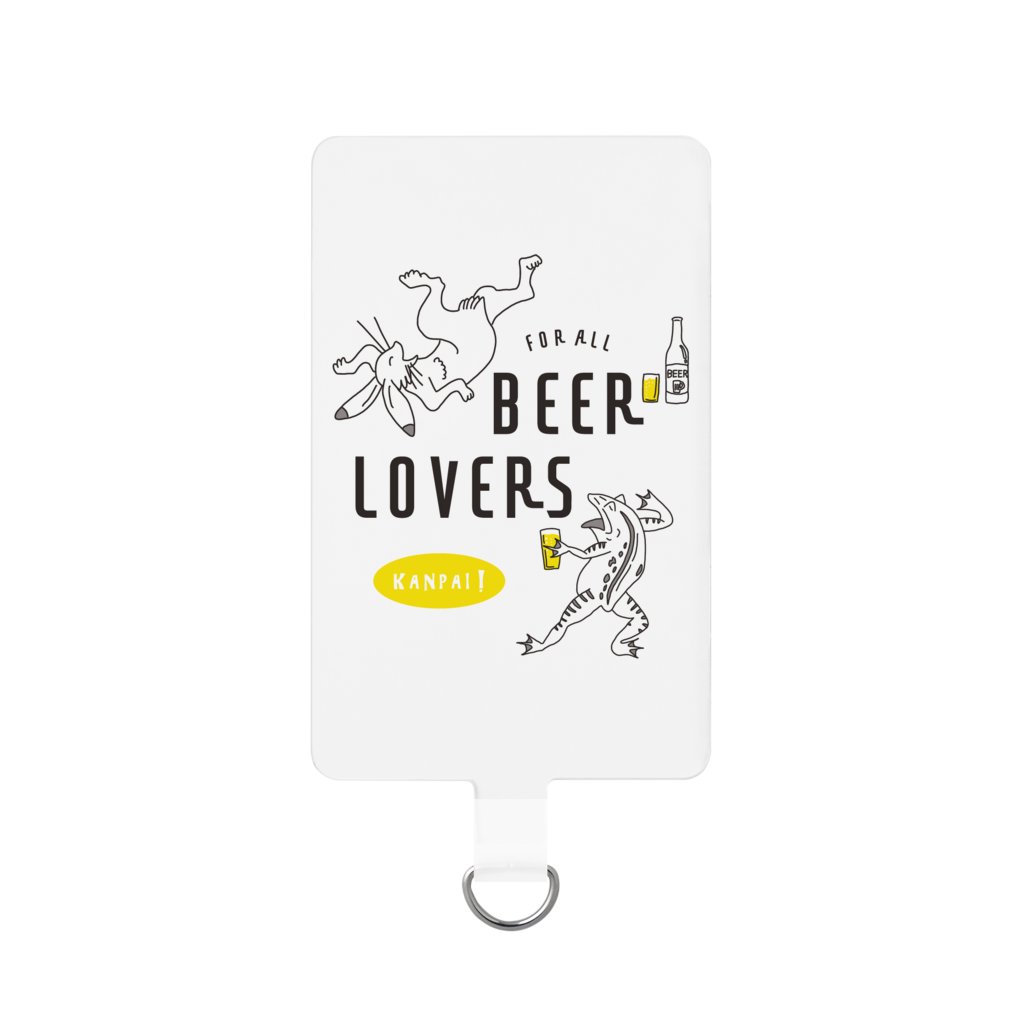 セール開催中の「スマホストラップ」に
ズッキュン💘ありがとうございます！

夏にピッタリな『ビール×アート』デザイン✨
たくさんご用意しております

👉suzuri.jp/office-hirotom…

見に来てくださいねー🍺

#SUZURI #風神雷神 #鳥獣戯画