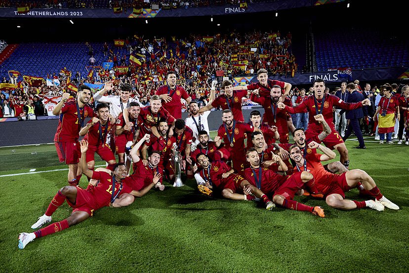 Spain are current: 
Women’s World Champions
Men’s European Champions
Women’s Nation League Champions
Men’s Nation League Champions