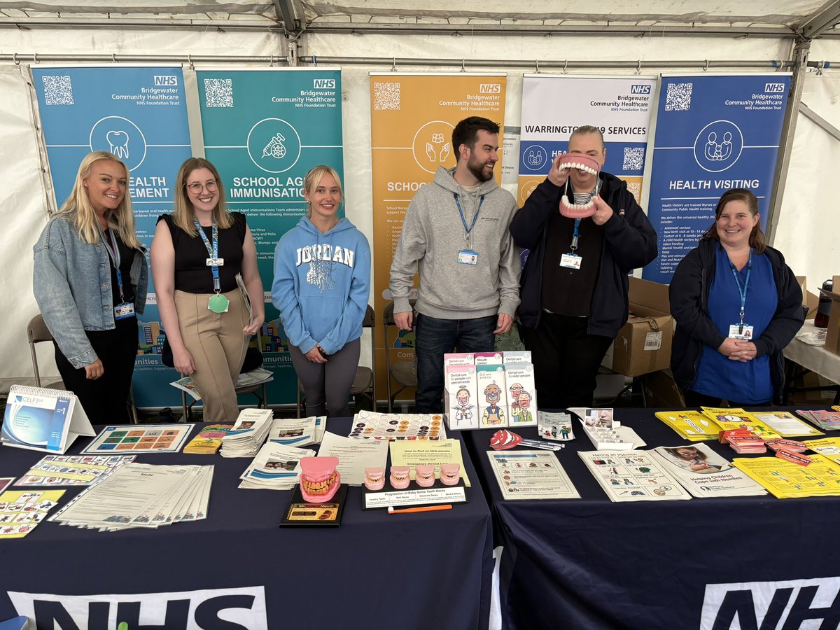 Raxryo's tweet photo. What an amazing day we had with our Bridgewater colleagues at #DAD2024 supporting and providing information for parents carers &amp; children
0-19, physio, OT, dental, imms SALT
Amazing #team work 

Ending the day on a high awarded ‘Best Statutory Service Provider’.

#TeamBridgewater https://t.co/PhNZygdgCB