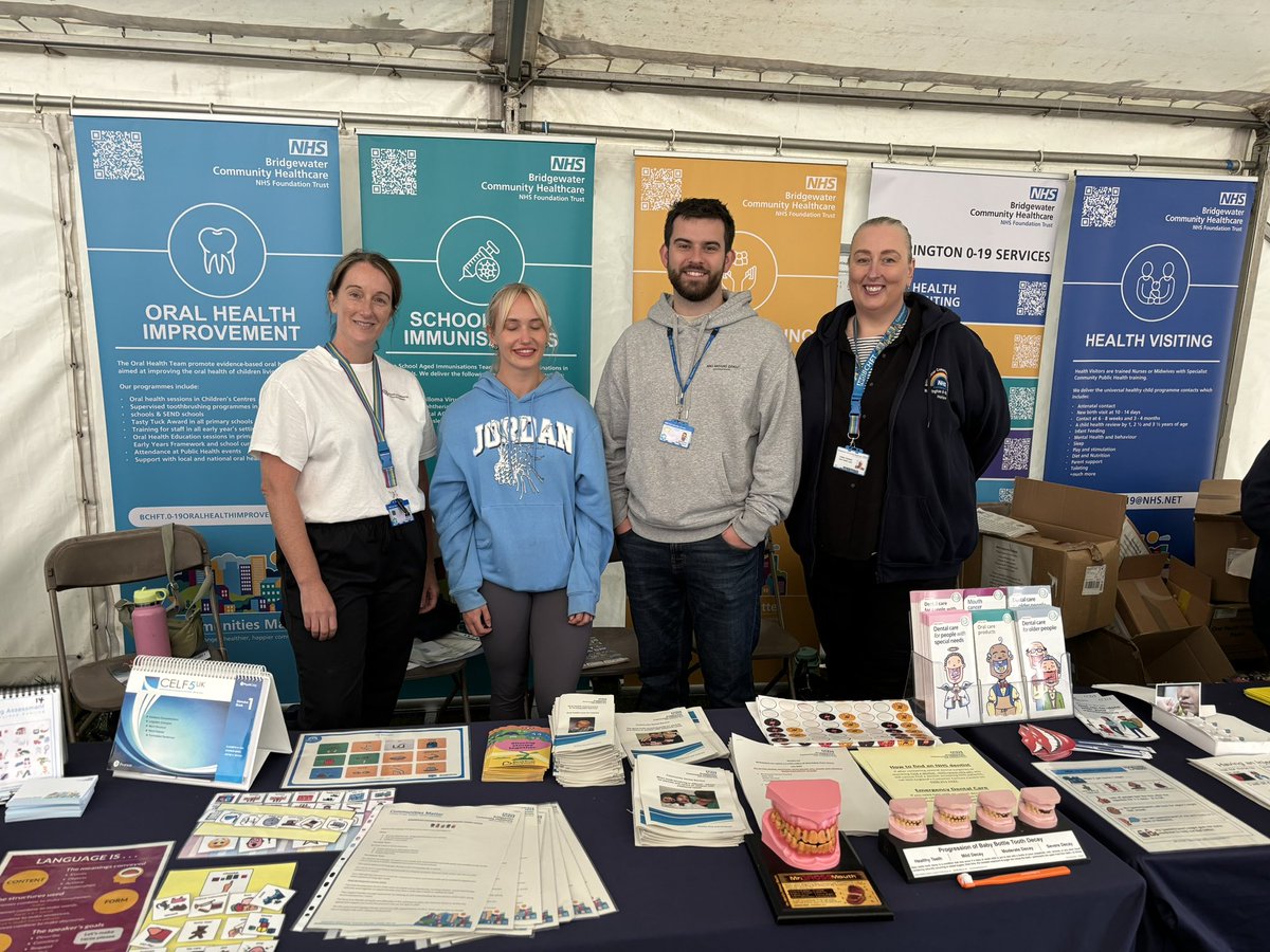 Raxryo's tweet photo. What an amazing day we had with our Bridgewater colleagues at #DAD2024 supporting and providing information for parents carers &amp; children
0-19, physio, OT, dental, imms SALT
Amazing #team work 

Ending the day on a high awarded ‘Best Statutory Service Provider’.

#TeamBridgewater https://t.co/PhNZygdgCB