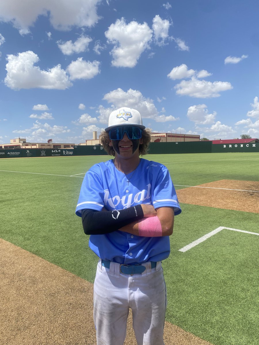 F: @PTG_Baseball Royals White 9, Texas 45’s 15U 6
PoG: Brylan Cunningham 2-5, Inside-the-park HR, 4 RBI