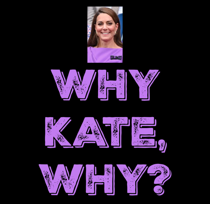 NWDisorder1111's tweet photo. What really happened during the past 7 months? 

Did you have surgery? 

Are you having chemo treatments? 

WHY were you unable - or unwilling - to talk to the public during that time? 

WHY did you sit back &amp; let the world believe the worst? 

WHY all the fakery?  

#WhyKateWhy https://t.co/ACKPt07OmY