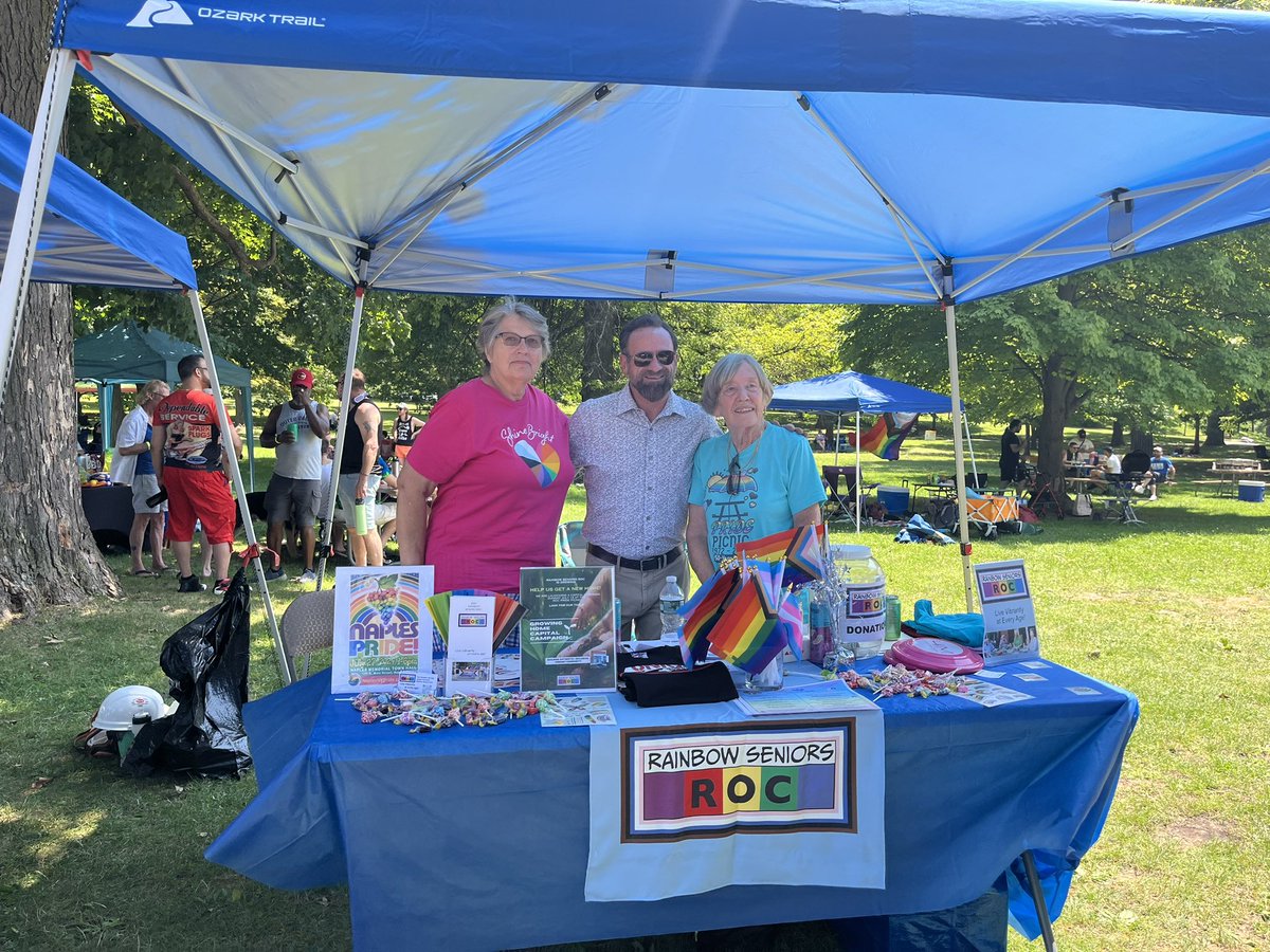 A wonderful Sunday spent celebrating the Rochester LGBTQIA+ community at the Roc Pride Picnic, which is also the start of Rochester Pride Week! 🏳️‍🌈🏳️‍⚧️