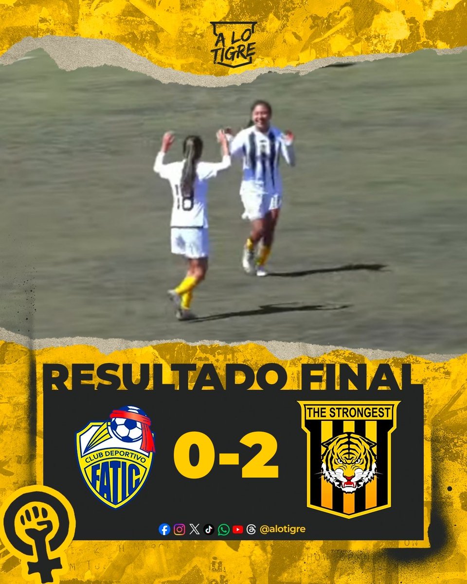 ALoTigre's tweet photo. 🔥 ¡GANARON LAS GUERRERAS! 🔥
Zamara y Quiñones fueron las responsables de nuestra victoria en Cosmos 79 y que sigamos peleando los primeros lugares del grupo A.
#Fatic 0-2 #TheStrongest
🐯♀️ ¡SIEMPRE ADELANTE, TIGRESAS!
#ALoTigre https://t.co/zb3thrKj4o