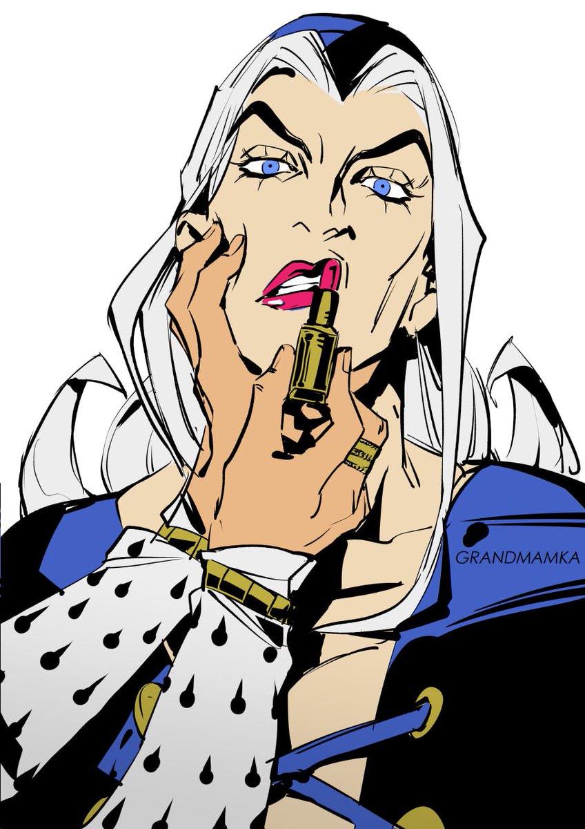 GMamka's tweet photo. #jjba
Leone with red/pink lipstick is something special for me😤 https://t.co/s8do4YHpNq