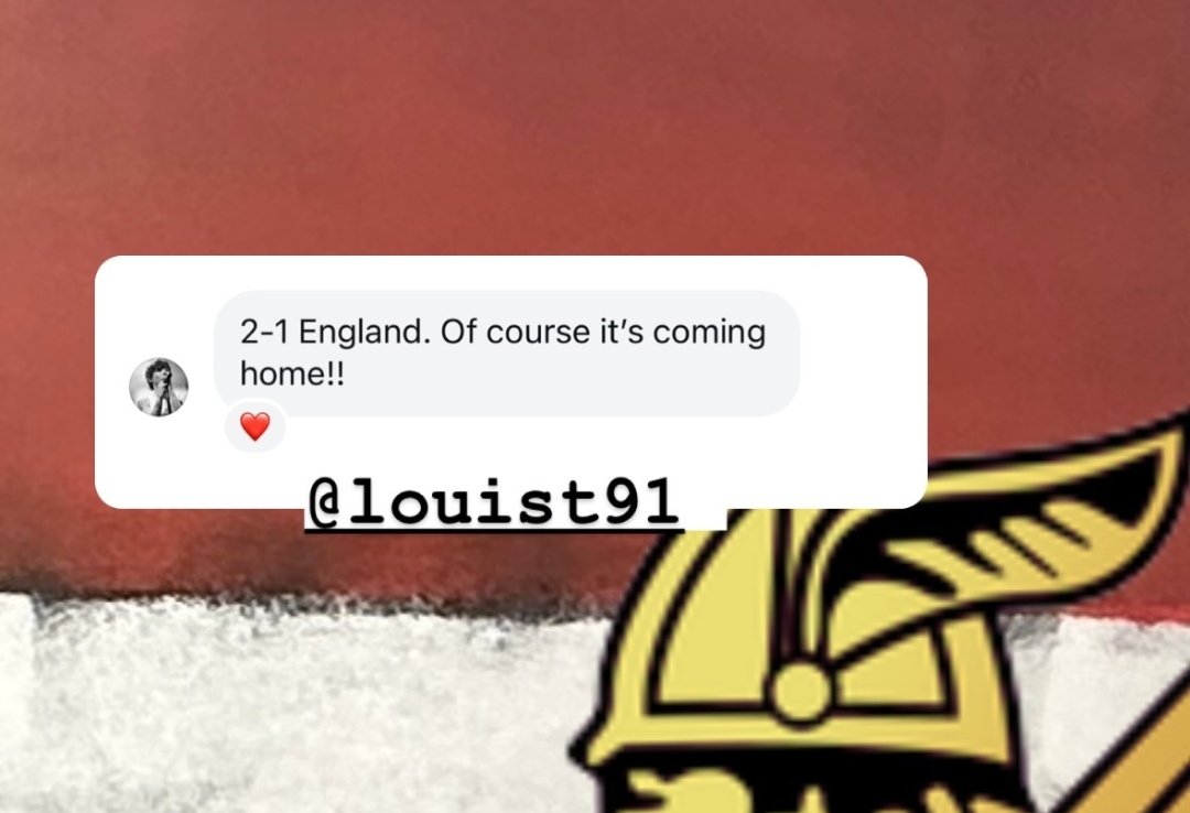 La predicción de Louis fue real pero no como él quería. Its coming home 🇪🇦🇪🇦🇪🇦🇪🇦