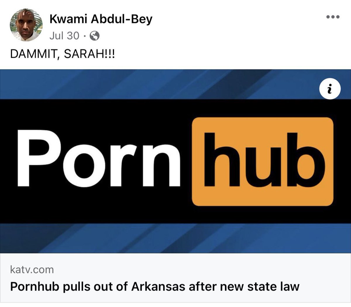 TrollArpx's tweet photo. @KwamiAbdulBey The porn ban really is messing with your head, huh? https://t.co/AcXDNLKWRw