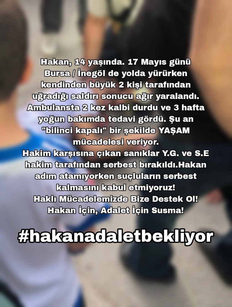 anrkaramer's tweet photo. #hakanadaletbekliyor
Suçlular tekrar yargılansın 
@adalet_bakanlik @iletisim @RTErdogan @barolar @herkesicinCHP @Akparti @alpertaban16 @mustafabozbey @haluklevent @OguzhanUgur
@aliyerlikaya https://t.co/g19e8MopmI