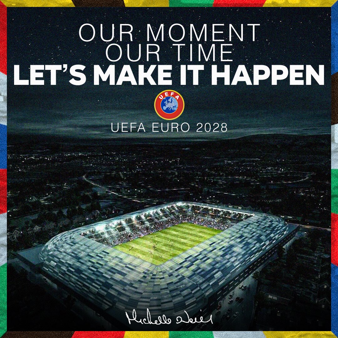 The next time a ball is kicked for the European Championship, it could be at Casement Park!

This is our time to shine on the global stage. Let’s make it happen!

#Euro2028