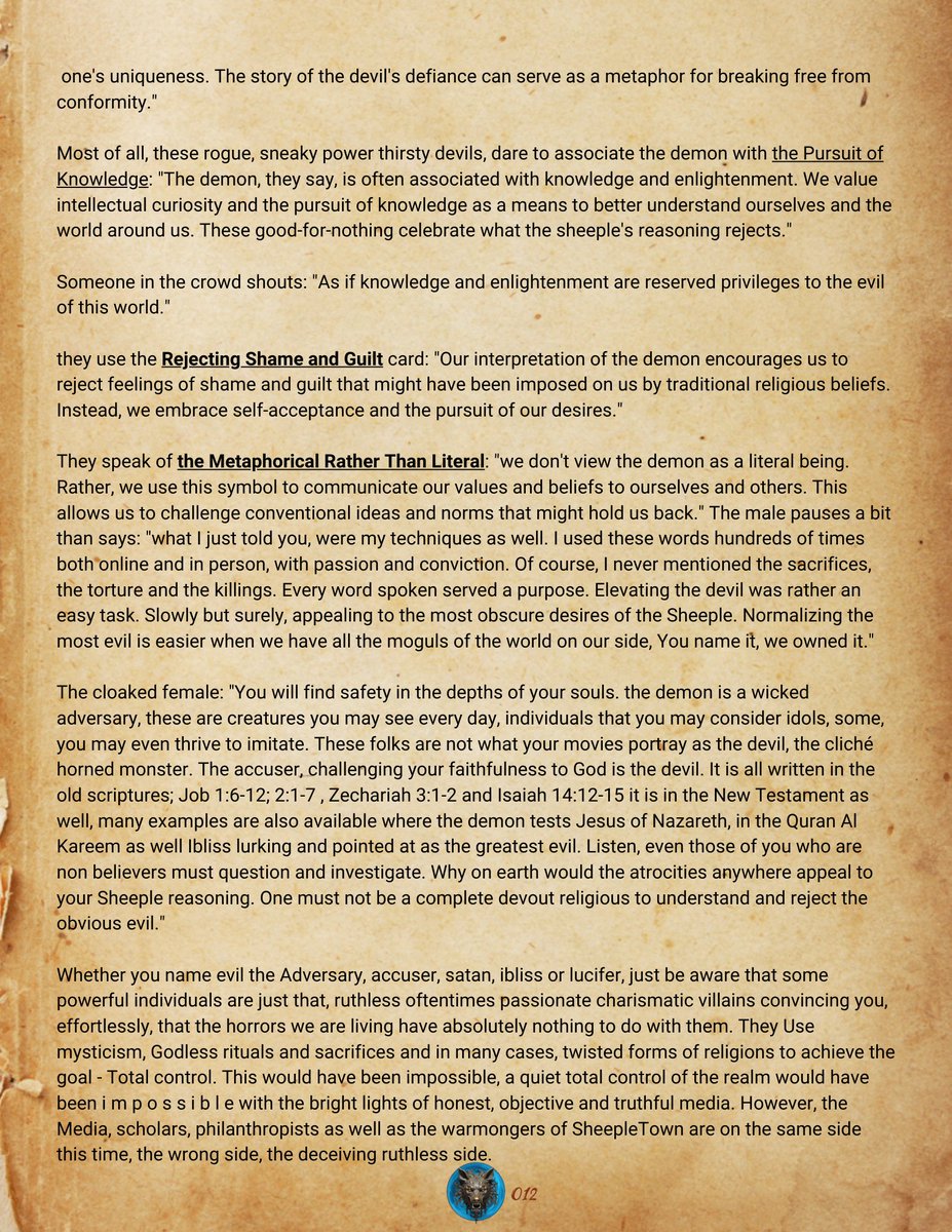 TheSheepleTown's tweet photo. Chapter Three - Linda Victimus Page 06 of 10 π
#Twitter
#OnlyOnX #Novel #SheepleTown #STWN #Author #SheepleKnows #Politics $BTC #Solana #Crypto #Blockchain #DEFI #memecoin #fight https://t.co/Iykcy1ABiJ