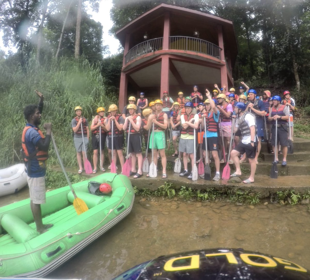 Birkenhead_DoS's tweet photo. Exciting day on the river as the 🇱🇰🏏party did some white water rafting ! Back to the cricket tomorrow as the teams move onto Galle ! #tourofAlifetime🇬🇧🏏🇱🇰@OldBirkonianSoc https://t.co/3a6K3Qt8jI