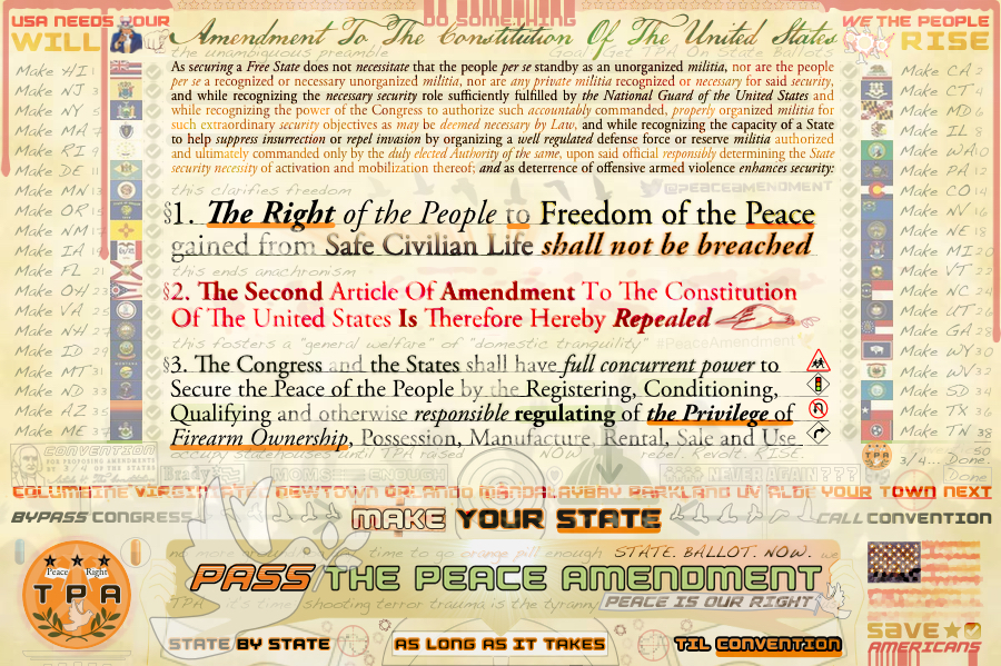PeaceAmendment's tweet image. #PeaceAmendment🕊