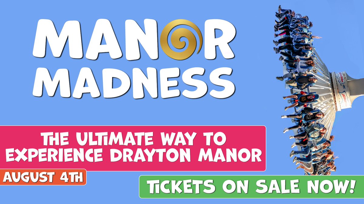 AttractionSc's tweet photo. Join us on Sunday 04/08 as we bring you an action packed day showcasing the best of @DraytonManor. Featuring exclusive ride time on Gold Rush, plus an exclusive talk and Q&amp;A, buffet lunch, fastpass tickets and more. Tickets available now from £40pp.
👉 https://t.co/kkPKEnTh0s https://t.co/TwTGrLjUBP